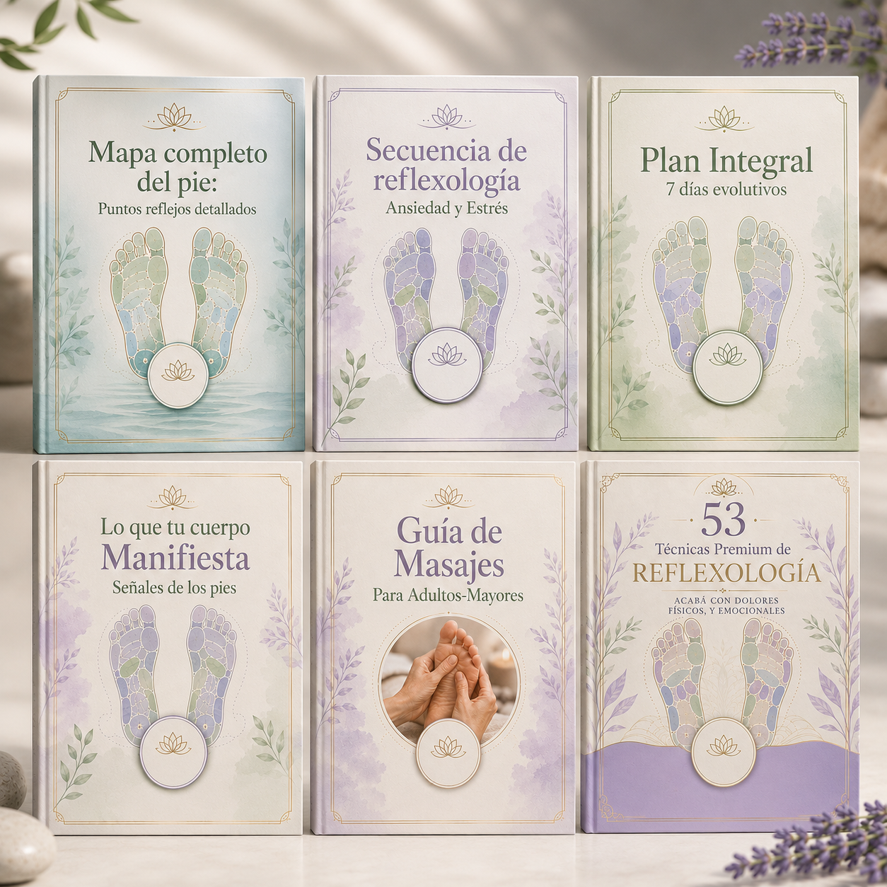👣 Pack 7X1: Reflexología Podal