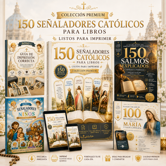 ✝️ Pack 5x1: Señaladores Católicos